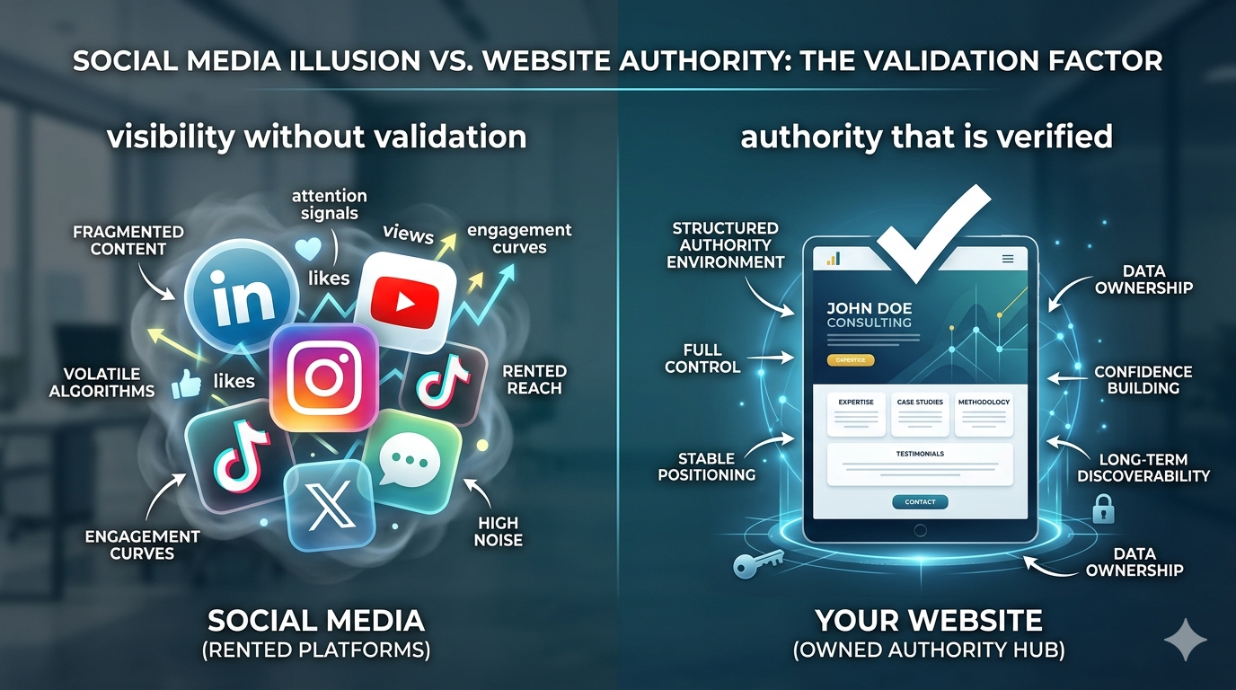 Why Experts Still Need Websites in an AI and Social Media World